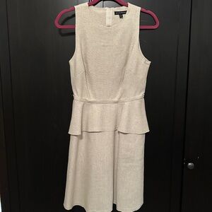 Tweed peplum dress